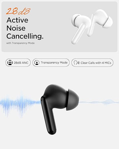 Spigen Audio Newly Launched SA-TW S10 True Wireless in Ear Earbuds with 30H Playtime, Upto 28dB ANC, 10mm Driver, IPX5 (2 Color Options)