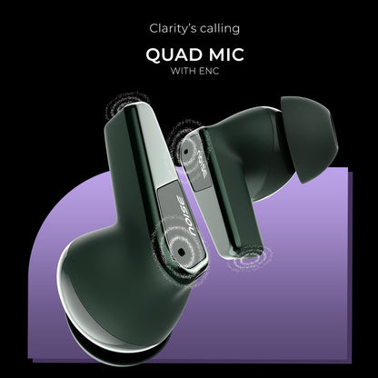 Noise Buds N1 Pro in-Ear True Wireless Earbuds with Metallic Finish, ANC(Upto 32Db), 60H of Playtime, Dual Pairing, Instacharge(10 Min=200 Min) - Rajputtrade