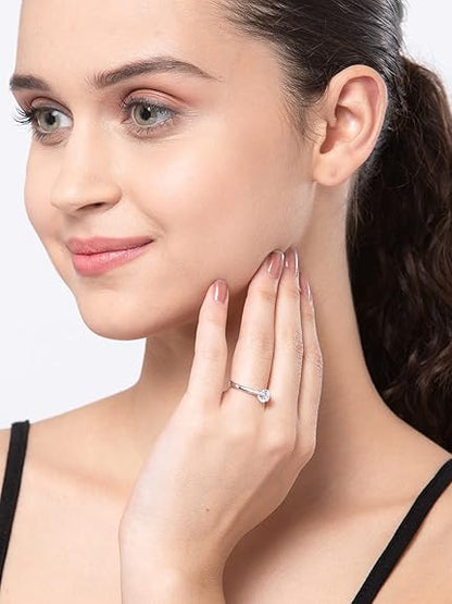 Pure Real 925 Sterling Silver Adjustable Ring Band | Multiple Design Options | Gift for Women and Girls - Rajputtrade
