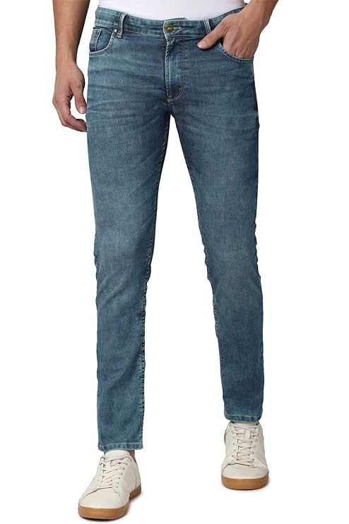 Peter England Men's Slim Fit Mid Rise Jeans - Rajputtrade