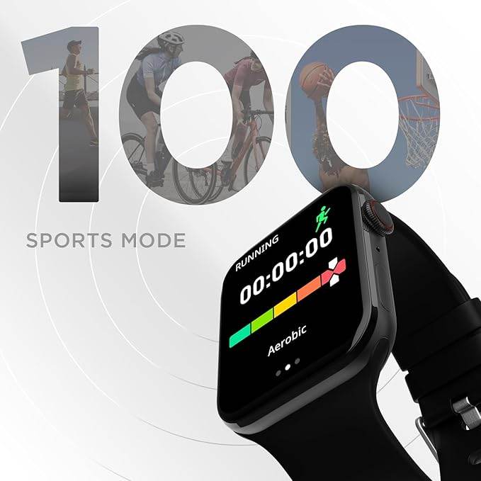 Fire-Boltt Visionary 1.78" AMOLED Bluetooth Calling Smartwatch with 368 * 448 Pixel Resolution (Black) - Rajputtrade