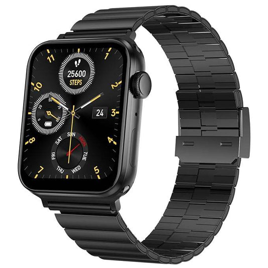 Fire-Boltt Visionary Ultra 1.78" AMOLED, Stainless Steel Luxury Smart Watch, TWS Connection (Black) - Rajputtrade