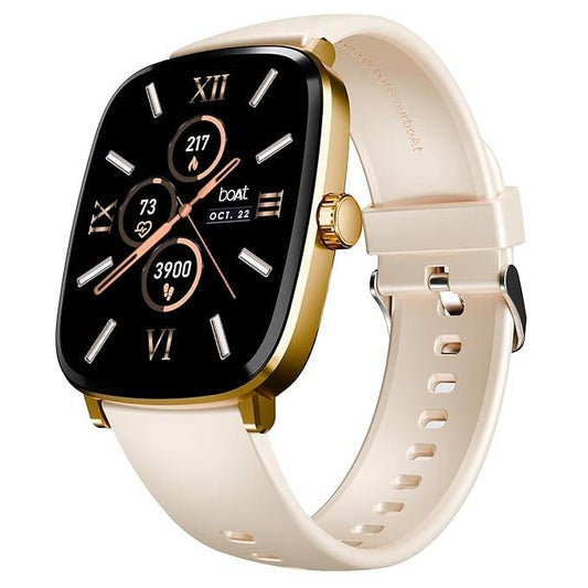 boAt Ultima Regal w/ 2.01”(5.10 cm) Crystal-Clear AMOLED Display, Fitness Smart Watch for Men & Women (Cherry Blossom) - Rajputtrade