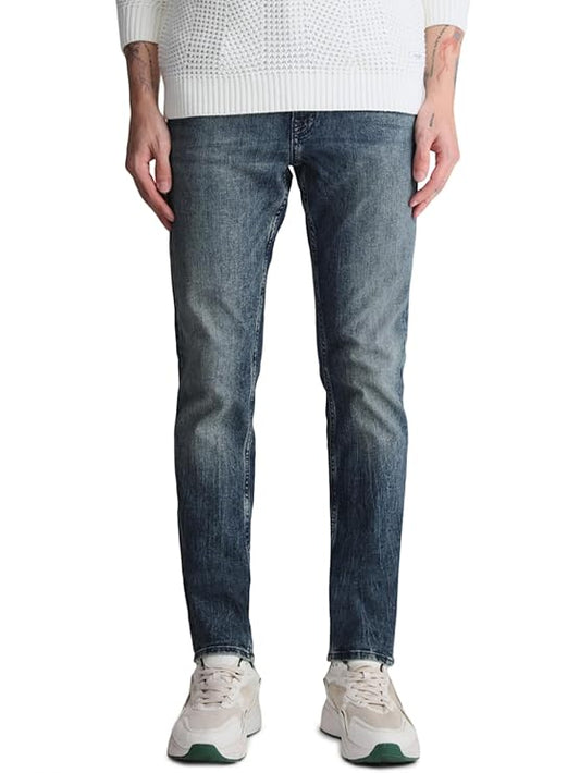 JACK & JONES Slim Fit Jeans (_Medium Blue Denim_) (Size-32) - Rajputtrade