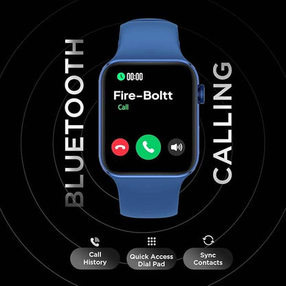 Fire-Boltt Visionary 1.78" AMOLED Bluetooth Calling Smartwatch with 368 * 448 Pixel Resolution, TWS Connection (Blue) - Rajputtrade