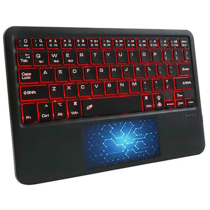 Concept Kart B102D Wireless Keyboard with Touchpad & Backlit, Ultra-Slim, Multi Device Connection, Smart Touchpad with Backlit Bluetooth 5.0 Keyboard for iPad, Laptop Android, Windows, iOS - Rajputtrade