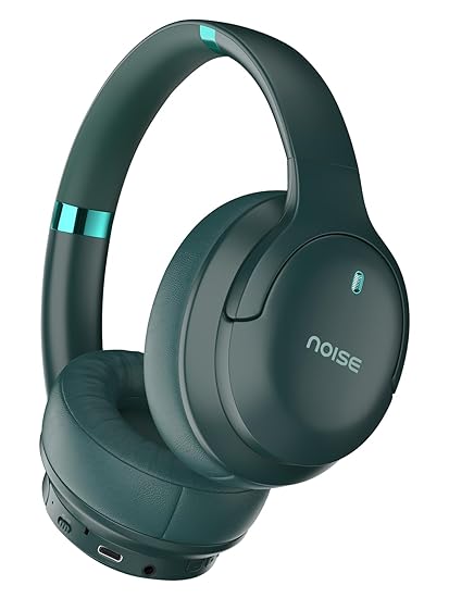 Noise Airwave Max 4 Wireless Over-Ear Headphones with 70H Playtime, ENC, 40mm Driver (Tropical Teal) - Rajputtrade