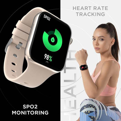 Fire-Boltt Visionary 1.78" AMOLED Bluetooth Calling Smartwatch with 368 * 448 Pixel Resolution, TWS Connection (Champagne Gold) - Rajputtrade