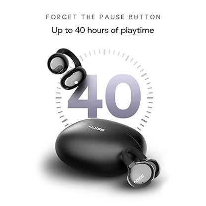 Noise Newly Launched Air Clips Wireless Open Ear Earbuds,Up-to 40H Playtime, Dual Device Pairing, Quad Mic with ENC,12mm Driver,BTv5.4 - Rajputtrade