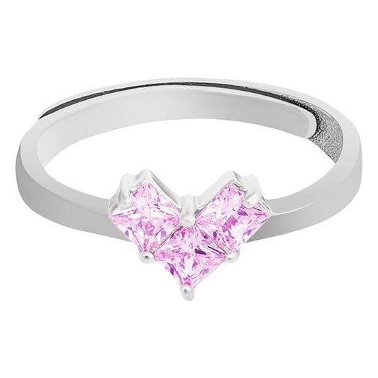 925 Sterling Silver Rhodium Plated Ring | Gift for Women and Girls | With Certificate of Authenticity and 925 Hallmark - Rajputtrade