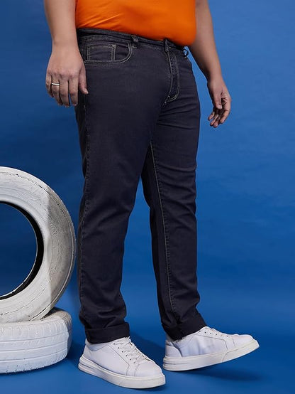 Men's Regular Fit Solid Jeans (Size 2XL) - Rajputtrade
