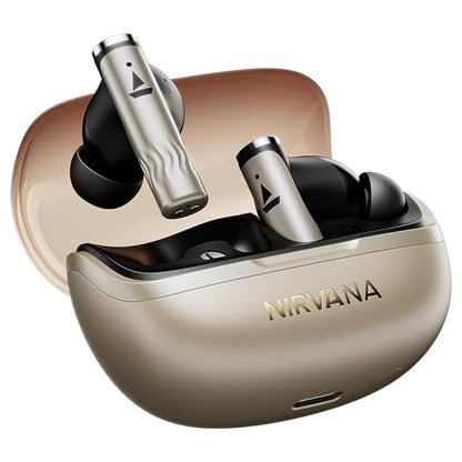 boAt Nirvana Zenith Pro (2025), 50dB Hybrid Adaptive ANC, Spatial Audio, Hi-Res Audio LDAC, 6Mics AI-ENx, 80 Hrs Battery, Bluetooth Earbuds, TWS Ear Buds Wireless Earphones with mic (3 Color Options)