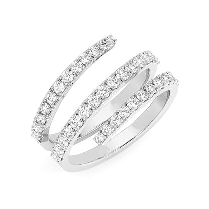Pure 925 Sterling Silver Statement Finger Ring with Adjustable Band | Gift for Women Girls Wife Girlfriend | - Rajputtrade