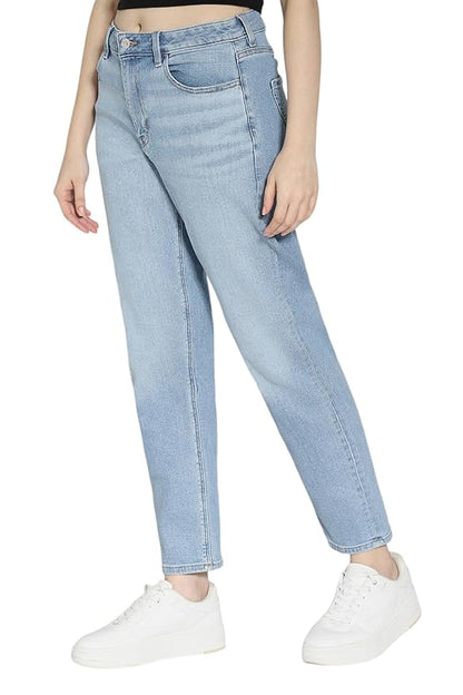 American Eagle Women's Straight Jeans (Blue-32) - Rajputtrade