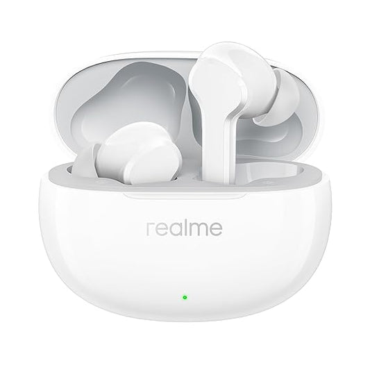 realme Buds T110 Bluetooth Truly Wireless in Ear Earbuds with mic, AI ENC for Calls (Pop White) - Rajputtrade