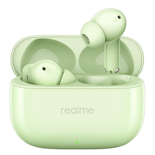 realme Buds N1 Truly Wireless in-Ear Earbuds with 46dB Hybrid ANC, Upto 40Hrs Battery and Fast Charging (Energizing Green) - Rajputtrade