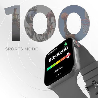 Fire-Boltt Visionary 1.78" AMOLED Bluetooth Calling Smartwatch with 368 * 448 Pixel Resolution, TWS Connection (Dark Grey)