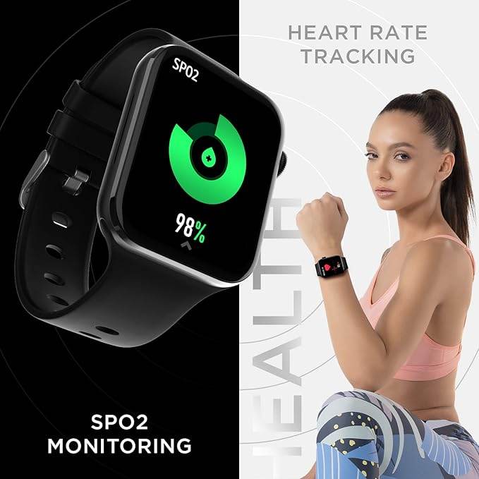 Fire-Boltt Visionary 1.78" AMOLED Bluetooth Calling Smartwatch with 368 * 448 Pixel Resolution (Black) - Rajputtrade