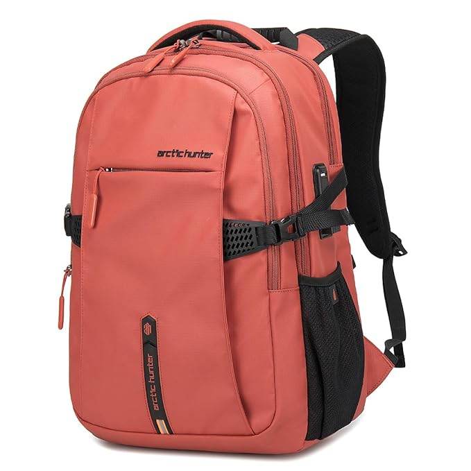 Arctic Hunter Backpack for Men Women 30L Office Casual 15.6-inch Laptop Bag Water-resistant Multi-pockets Sleek Smart College Backpack with USB Port YKK Zipper - Rajputtrade