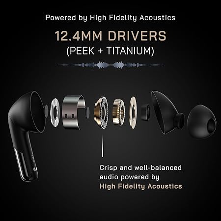 Noise Newly Launched Buds Xero Truly Wireless in-Ear True Wireless Earbuds with Adaptive Hybrid ANC (Upto 50dB) - Rajputtrade
