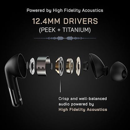 Noise Newly Launched Buds Xero Truly Wireless in-Ear True Wireless Earbuds with Adaptive Hybrid ANC (Upto 50dB) - Rajputtrade