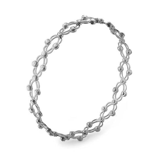 925 Sterling Silver Solitaire Rhodium Plating Bracelet|Gift for Women and Girls|With Certificate of Authenticity and 925 Hallmark - Rajputtrade