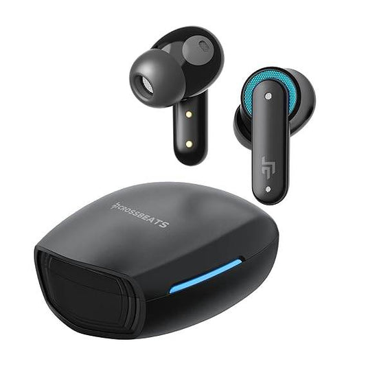 CrossBeats Fury Max Gaming TWS in-Ear Buds |100hr Playtime Bluetooth Earphones | BT v5.4 | 30ms Low Latency - Rajputtrade