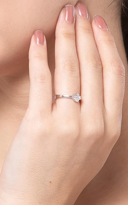 Pure Real 925 Sterling Silver Adjustable Ring Band | Multiple Design Options | Gift for Women and Girls - Rajputtrade