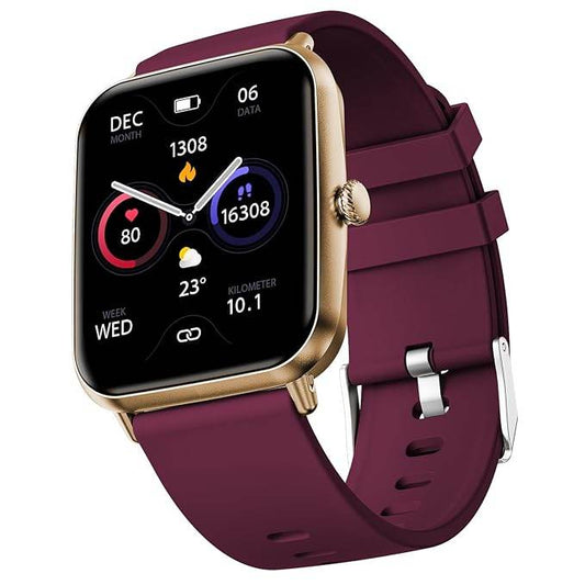 Fire-Boltt Ninja Call Pro Plus Fusion Smart Watch 1.83 inch with Bluetooth Calling (Wine) - Rajputtrade