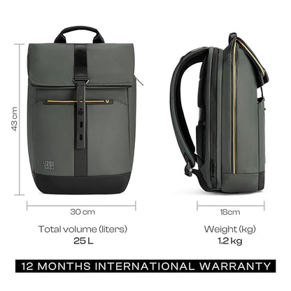 Urban Jungle by Safari Venture Workpack 23 Liters Water Resistant, L-Open, Premium Polyester Laptop Backpack - Rajputtrade