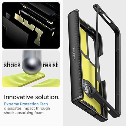Spigen Slim Armor Pro for Samsung Galaxy Z Fold 4 Case, Galaxy Z Fold 4 Back Cover - TPU+PC｜Black