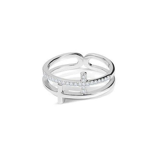 925 Sterling Silver Classy Ring | Gifts for Women & Girls | With 925 Stamp And Certificate Of Authenticity - Rajputtrade