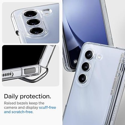 Spigen Thin Fit Pro for Samsung Galaxy Z Fold 5 Case, Transparent Galaxy Z Fold 5 Back Cover - TPU+PC｜Crystal Clear