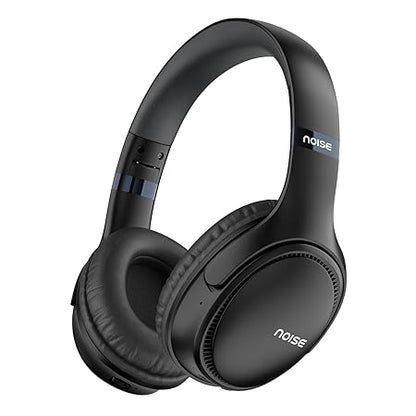 Noise Newly Launched Three Wireless On-Ear Headphones with 70H Playtime, 40mm Driver, Low Latency(up to 45ms),Dual Pairing, BT v5.3 (Black) - Rajputtrade