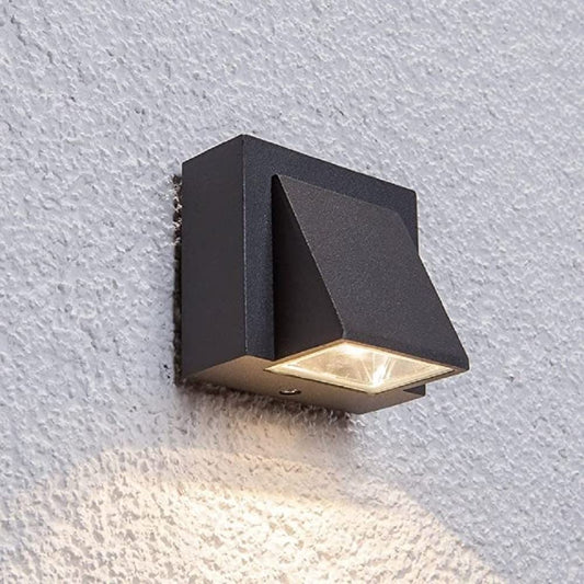 Wall Lights - 3W IP65 Waterproof Wall Lamp One Step Fancy LED Light for Wall 1 Way Outdoor Wall Lamps - Outdoor Wall Lights for Elevation,Garden & Patio Lights - (Warm White)-Pack of 1 - Rajputtrade