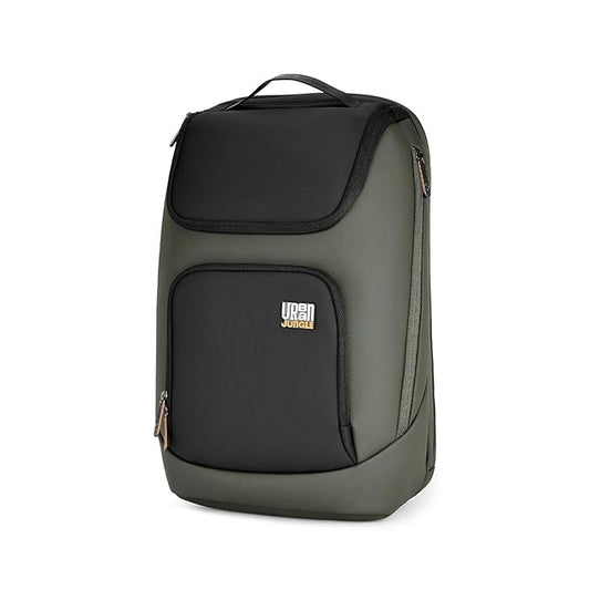 Urban Jungle by Safari, Hive workpack, 18 Liters, Water Resistant, Premium Polyester Laptop Backpack and Trolley Sleeve for Men and Women (Olive) - Rajputtrade