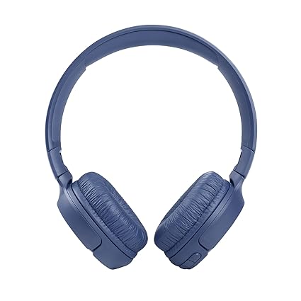 JBL Tune 510BT, On Ear Wireless Headphones with Mic, up to 40 Hours Playtime (Blue)