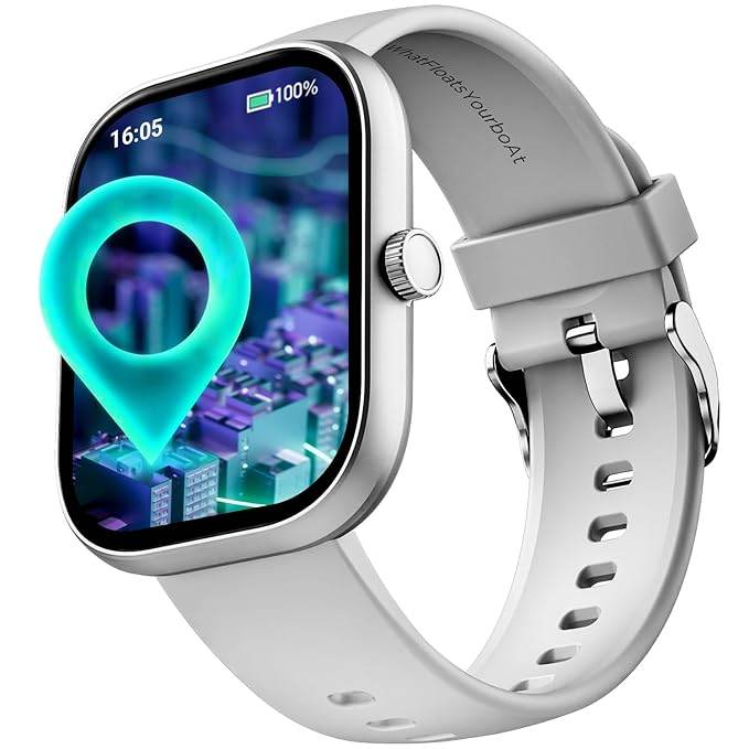 Boat Wave Sigma 3 w/Turn-by-Turn Navigation, 2.01" (5.1 cm) HD Display, Emergency SOS Smart Watch for Men & Women(Cool Grey) - Rajputtrade