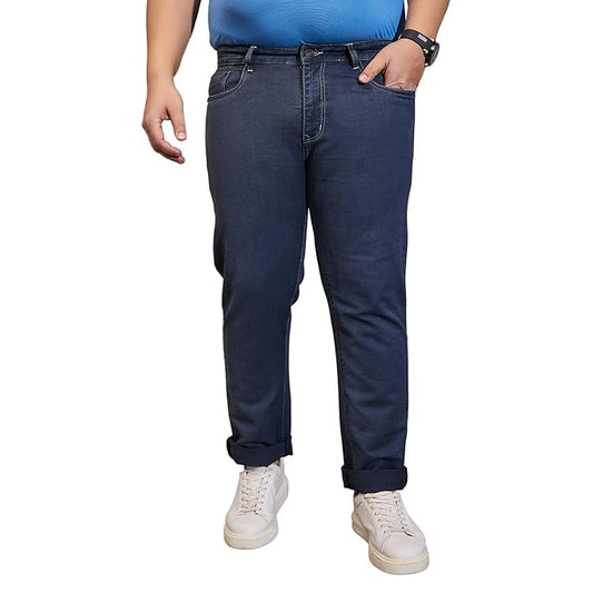 Men's Regular Fit Solid Jeans (Size 2XL) - Rajputtrade