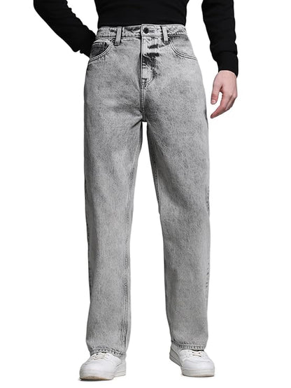 JACK & JONES Men's Loose Mid Rise Jeans - Rajputtrade