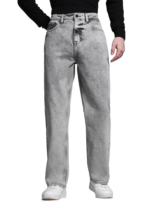 JACK & JONES Men's Loose Mid Rise Jeans - Rajputtrade