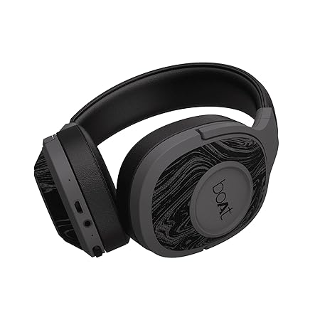 boAt Rockerz 550/Rockerz 558 Over Ear Bluetooth Headphones with Upto 20 Hours Playback, 50MM Drivers (Black)