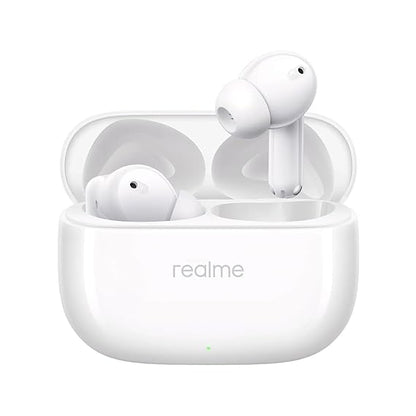 realme Buds T310 Truly Wireless in-Ear Earbuds with 46dB Hybrid ANC, Upto 40Hrs Battery and Fast Charging (White) - Rajputtrade