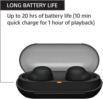 Sony WF-C500 Bluetooth Earbuds with Mic, TWS, Up to 20Hrs Battery (3 Color options)