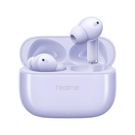 realme Buds T310 True Wireless in-Ear Earbuds with 46dB Hybrid ANC, Upto 40Hrs Battery and Fast Charging (Purple) - Rajputtrade