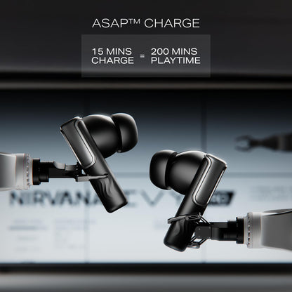 boAt Nirvana Ivy Pro (2025 Launch), Dolby Atmos w/Head Tracking, 52dB Hybrid Adaptive ANC,Hi-Res LDAC, Titanium Dual Drivers, Bluetooth Earbuds (4 Color Options)