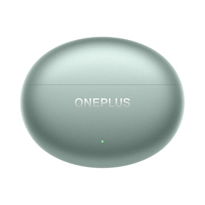 OnePlus Buds 4 TWS Earbuds with Upto 55dB Real-time ANC, Adaptive Mode, Dual Drivers with DACs, 3D Audio, Upto 45hrs Music Playback, ,Dual-Device connectivity, 47ms Low Latency, Zen Green