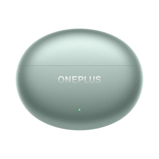 OnePlus Buds 4 TWS Earbuds with Upto 55dB Real-time ANC, Adaptive Mode, Dual Drivers with DACs, 3D Audio, Upto 45hrs Music Playback, ,Dual-Device connectivity, 47ms Low Latency, Zen Green