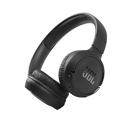 JBL Tune 510BT, On Ear Wireless Headphones with Mic, up to 40 Hours Playtime, (Black)