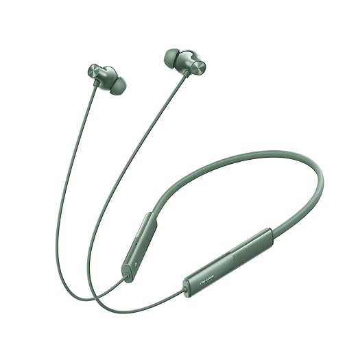 realme Earbuds Wireless 3 Neo in Ear Neckband with 13.4 Mm Dynamic Bass Boost Driver,Upto 32H Playback,Fast Charge, (Green) - Rajputtrade
